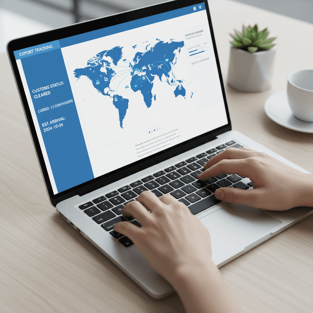 Plataforma digital de seguimiento en tiempo real de exportaciones